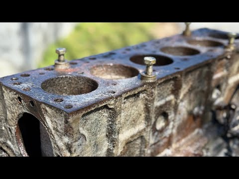 Electrolysis vs. Locked Up Inline-6 Engine! Does It Really Work??
