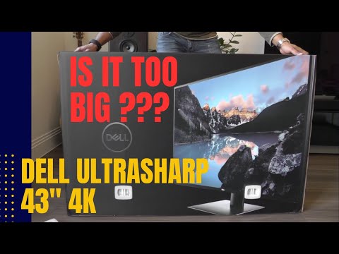 Dell Ultrasharp 43" 4K Monitor Review - U4320Q Is it too BIG for average person ?