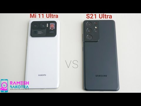 Mi 11 Ultra vs Galaxy S21 Ultra SpeedTest and Camera Comparison