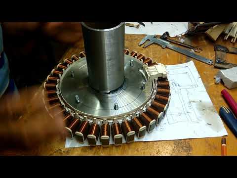 Все подробности об изготовлении генератора из двигателя LG стиралки