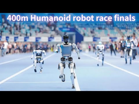 2025 World Humanoid Robot 400m Race Finals #humanoidrobot #china #robot #unitree #beijing