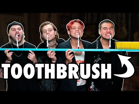 6 Person Toothbrush Challenge ft. 5SOS