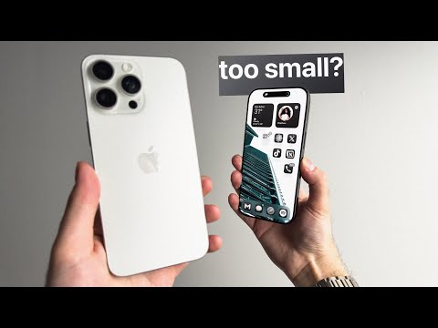 i downsized to the iPhone 16 Pro