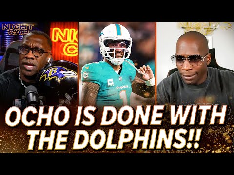 Ocho FINALLY QUITS on the Dolphins & Unc ROASTS him for NEVER being a REAL Dolphin! | Nightcap