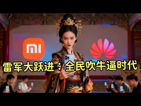 雷军引领全民“吹牛逼”时代：雷军的小字营销，如何逼疯14亿人？别再信了！蛋炒饭、二手车、房地产...全在学小米的“文字游戏”！#小米#苹果#特斯拉#华为