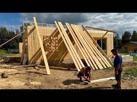 We Built a Good Wooden House - Full Construction Process