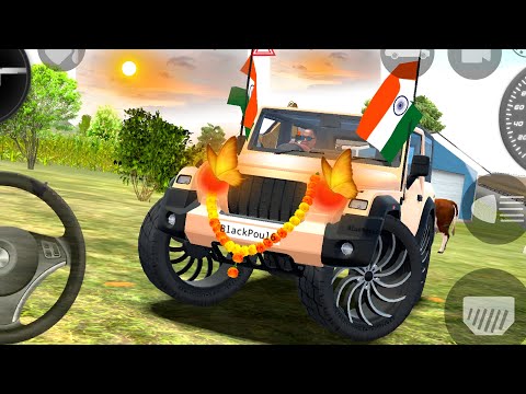 Dollar song modified Mahindra Thar 😈 Indian Cars Simulator 3D #1500