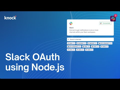 How to OAuth with Slack using Node.js and Express