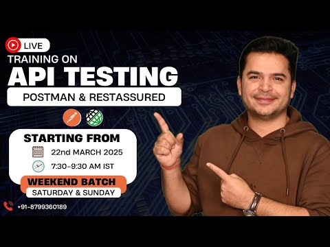 RestAssured Online Training - API Testing Using Postman and RestAssured