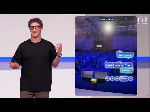 Meta Ray-Ban Display GLASSES: Full On Stage Live Demonstration & Fails