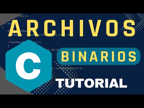 Programación en C: Archivos | Cómo leer y escribir archivos binarios con fread y fwrite