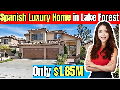 $1.85M Spanish-Style Home with 11,900Sqft Lot! in Lake Forest Amazing Value! #realestate #housetour