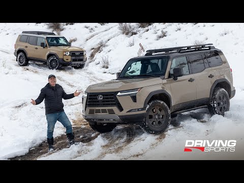 Lexus GX550 Overtrail+ vs. Land Cruiser 250 on Snow and Ice