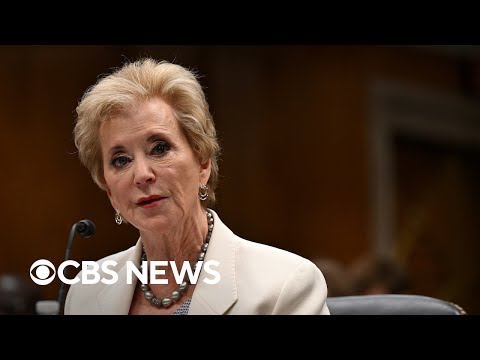 Education Secretary Linda McMahon testifies before Senate subcommittee | full video