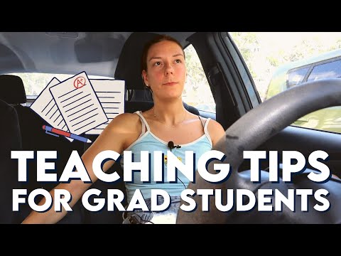 How to Teach as a Graduate PhD Student | Teaching Assistant Tips