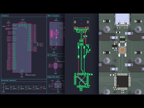 Simple STM32 Mechanical Keyboard PCB Design in Kicad