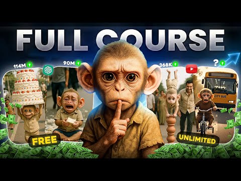 How I Create VIRAL AI Shorts Using 100% Free & Unlimited AI Tools | YouTube Automation – Full Course