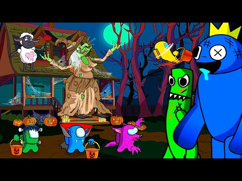 The BEST Halloween Adventure EVER with CHOO CHOO CHARLES, AMANDA and RAINBOW FRIENDS