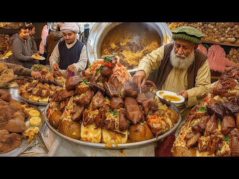 Afghanistan most cheap street food | Kabuli pulao | biryani | Roasted chicken | street food