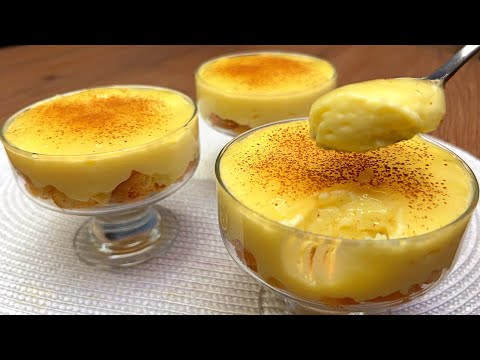 Das beliebte hausgemachte 5 Minuten Dessert, nach dem jeder sucht! Kein Backen oder Gelatine!