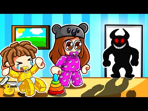 ESCAPING ROBLOX HAUNTED DAYCARE! (STORY)