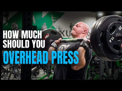 How Much Should The Average Man Overhead Press?