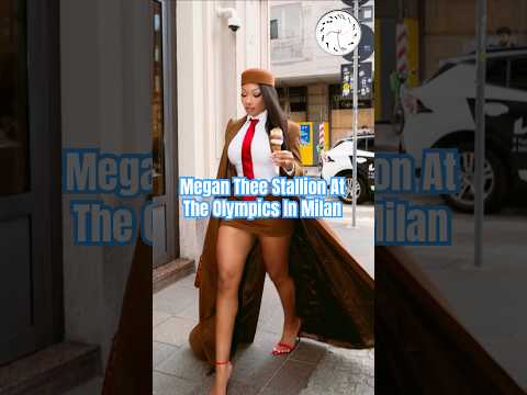 Megan Thee Stallion At The Olympics In Milan #tamtonight #fyp