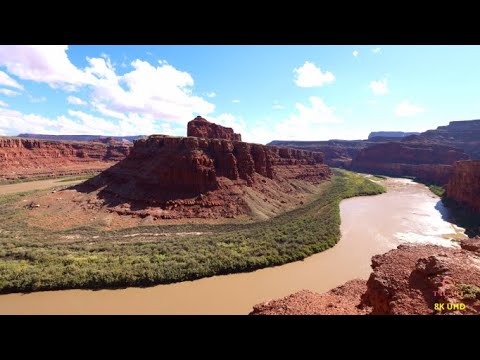 Canyonland N P Island in the Sky, Mesa Arch, Dead Horse Point, Shafer Canyon w Beautiful Music