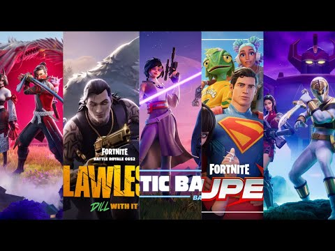 All Fortnite Chapter 6 Season Cinematics (Season 1 - Season 4)