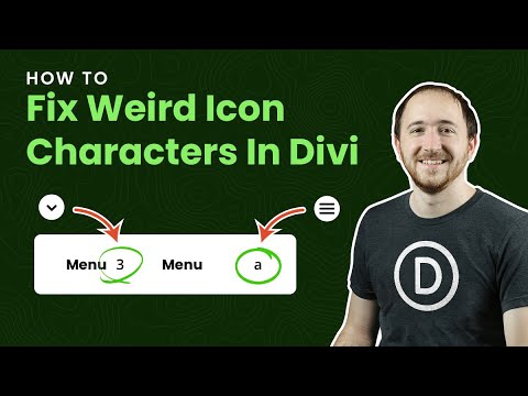 How To Fix The Number 3 Or Letter a Showing In The Divi Menu