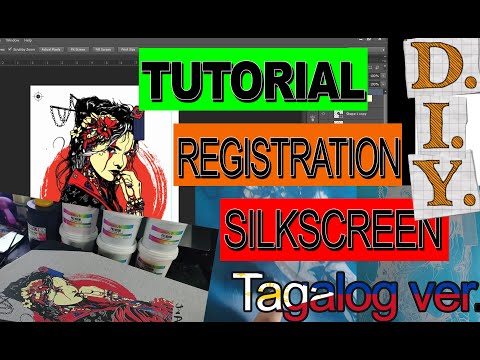 Silk Screen Registration Mark (Multi Color Spot Print)