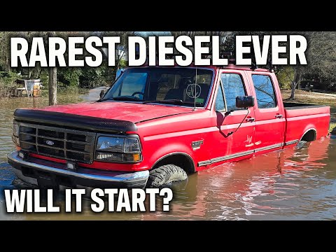 Will It Start? FLOODED 1997 F-250 Short Bed 7.3 Diesel 4x4