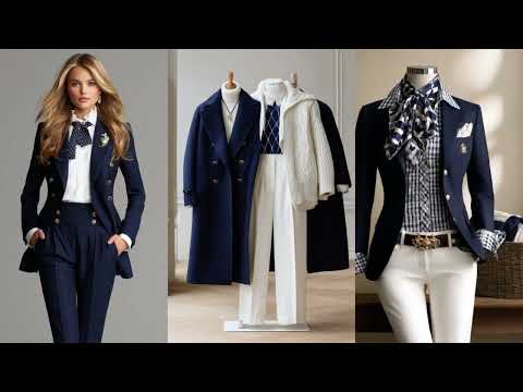 Ralph Lauren Fall/Winter 2025/26 – Midnight Navy & Ivory Looks for Timeless Elegance