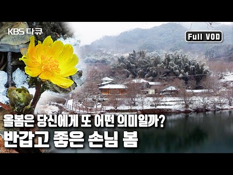 오지 말라 해도 오고 막으려 해도 막을 수 없는 천지의 기운! 🌼봄이 들었소~ '우리 집에 온 손님’ (KBS 20150307 방송)