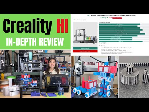 Creality HI In-Depth Review: Multi-Color 3D Printing, the Best All-Rounder Bed Slinger