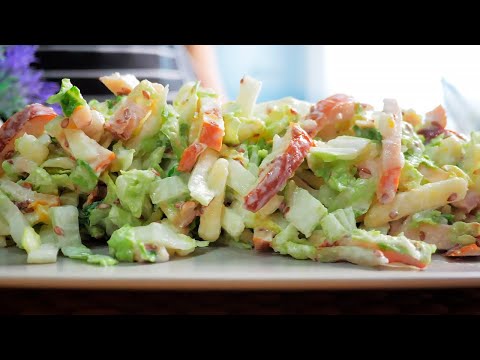 САЛАТ из ТРЁХ ИНГРЕДИЕНТОВ, но круче оливье и шубы! на НОВЫЙ ГОД точно буду готовить!