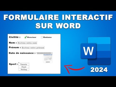 Créez un formulaire interactif dans Word