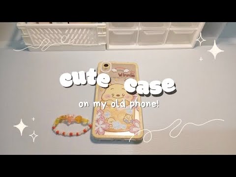 case lucu + diy strap (buat hp jadul) 💛