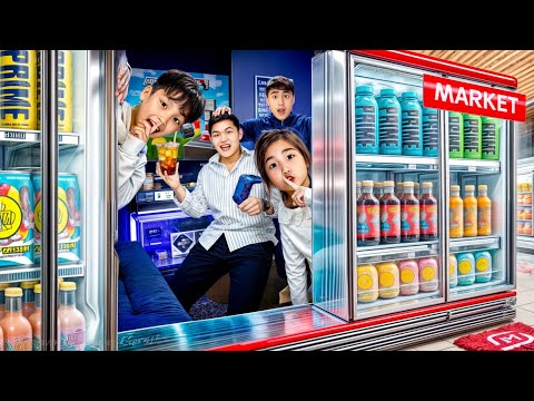 СЕКРЕТНЫЙ КОМНАТА🤫👀|МАГАЗИНДЕ СЕКРЕТНЫЙ КОМНАТА ЖАСАДЫҚ😱|АЛИНУР МЕН КӨЗАЙЫМДЫ ҰСТАП АЛДЫ МА😳