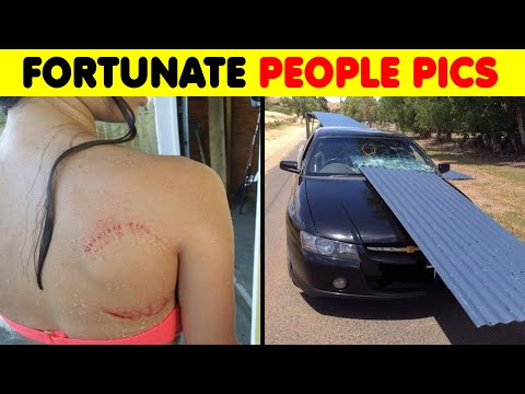 Amazing Photos Of People Experiencing Unbelievable Luck