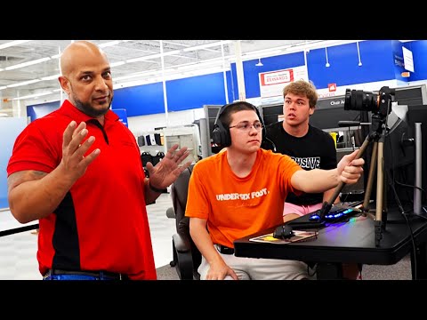 Offensive Live Streamer In Stores Prank!