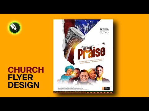 How to Design a Church Flyer with pictures