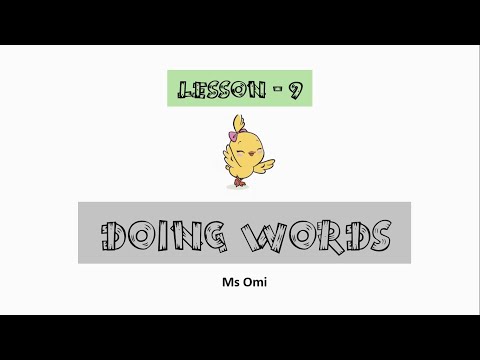 Doing Words | Verbs | Class 2