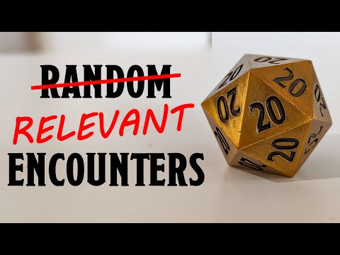 Random encounters shouldn't be random