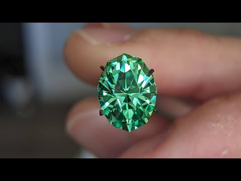 Faceting an Oval in Sapphire – Full Process Explained