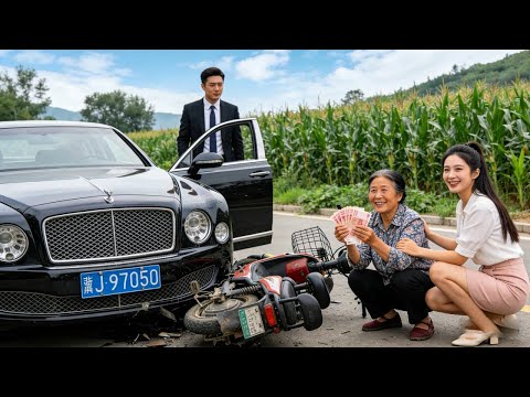 聋哑阿姨撞坏豪车，掏空腰包赔钱！谁料总裁反手把钱全还她#正能量#短剧