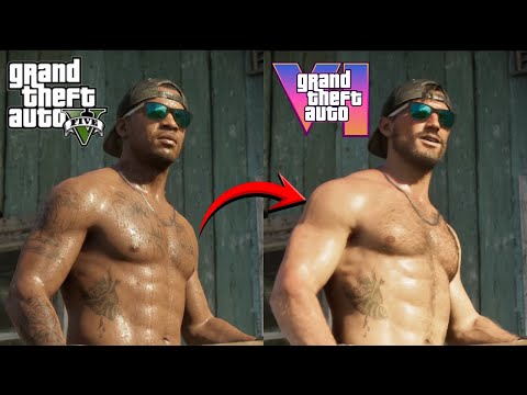 GTA VI vs GTA V - Full Comparison | Graphics, Physics, Environment & More #gta5 #gta6