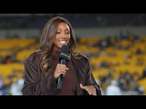 🏆 Maria Taylor Makes History Presenting Lombardi Trophy at SB60! 😱