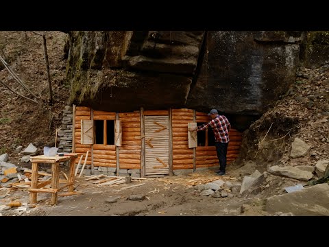 Building a Bunker under the Big Rock. Hidden Shelter