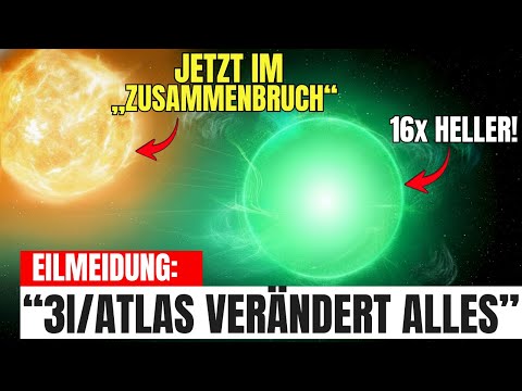 3I/ATLAS hat sich stark aufgehellt, da die Sonnenaktivität stark zunimmt.